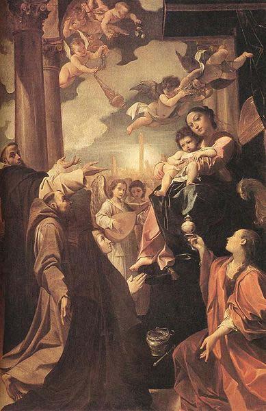 Ludovico Carracci Bargellini Madonna France oil painting art